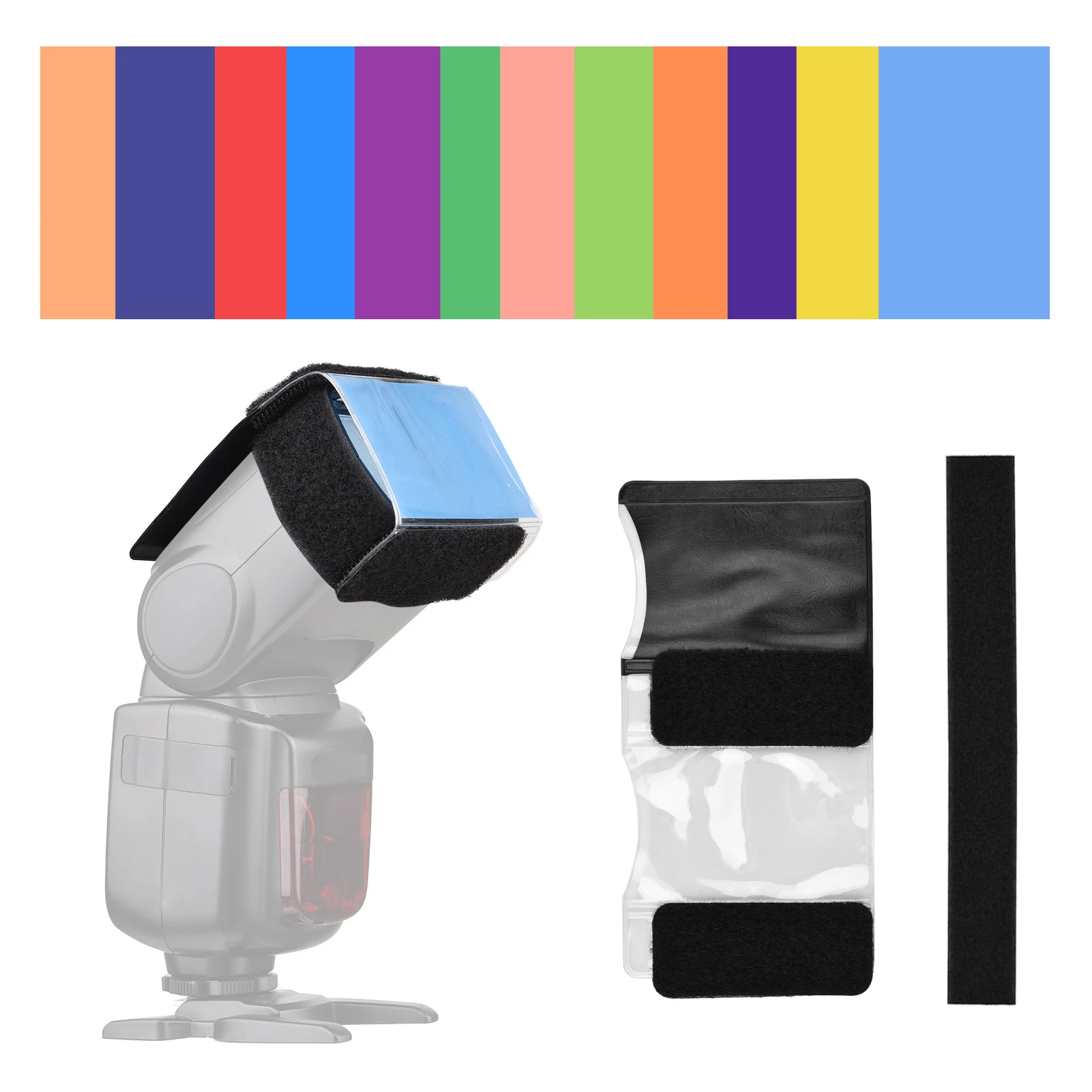 12pcs Camera Flash Gels Lighting Filters Color Correction Filter Kit for Speedlight Easy Installation
12pcs Camera Flash Gels Lighting Filters Color Correction Filter Kit for Speedlight Easy Installation