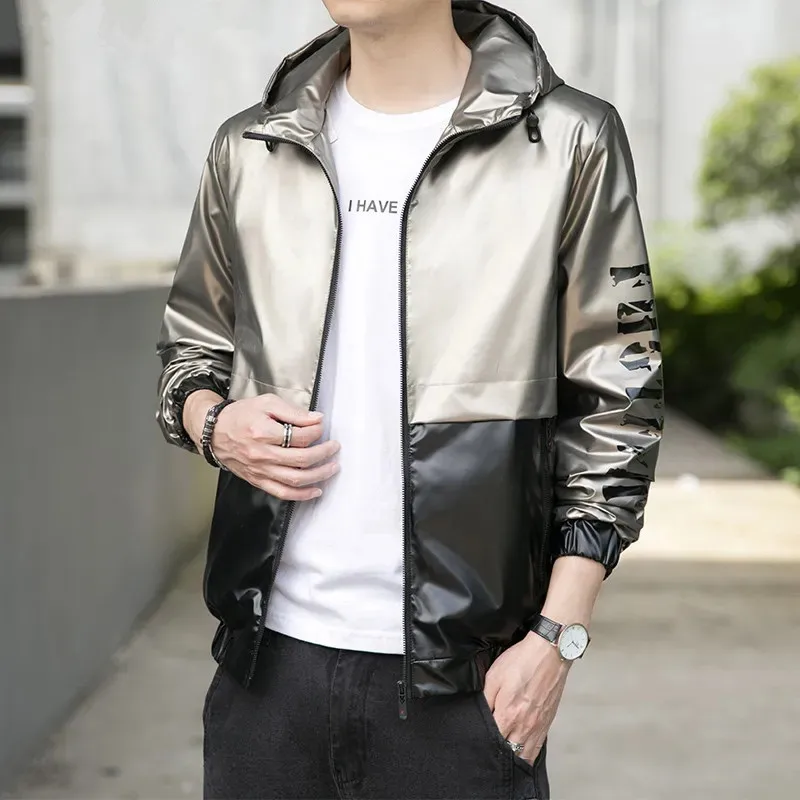 Men Clothing Business Coat Hooded Casual Patchwork Jacket Spring Autumn Fashion Pocket Zipper Outerwear
Men Clothing Business Coat Hooded Casual Patchwork Jacket Spring Autumn Fashion Pocket Zipper Outerwear