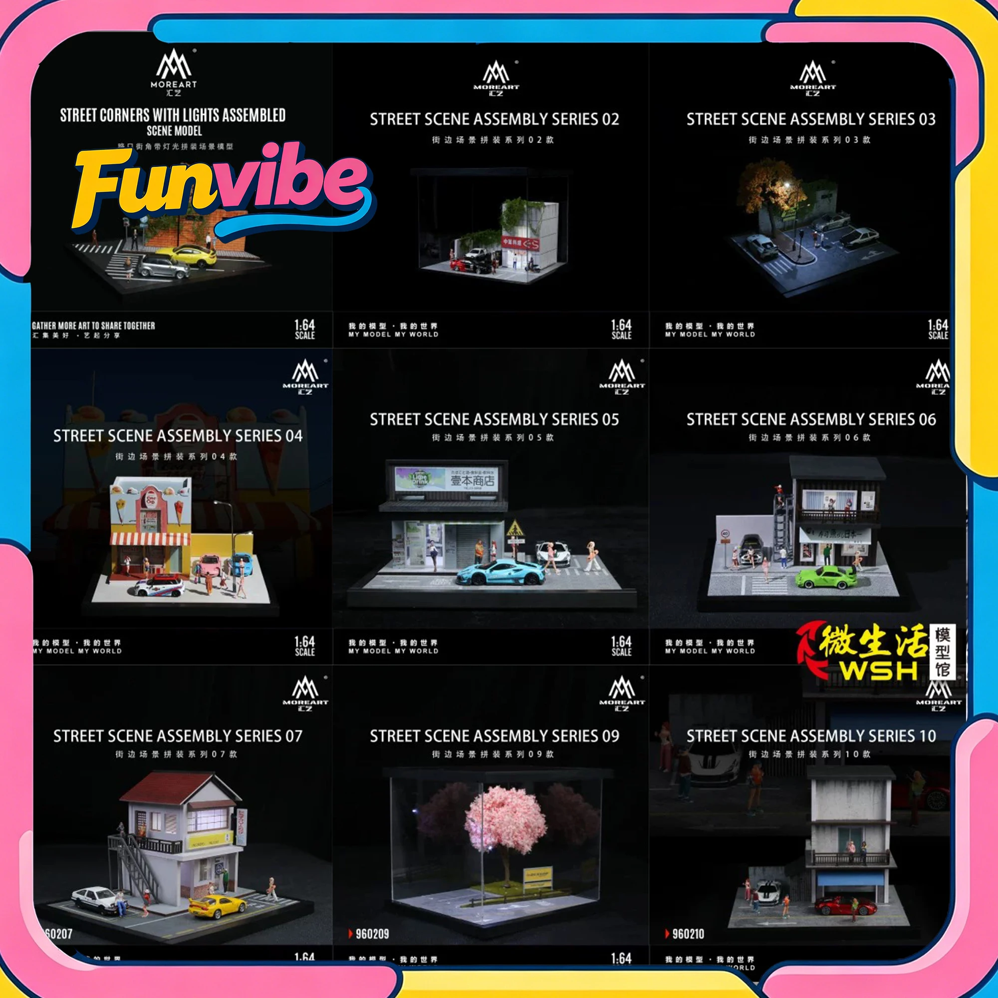 TM Huiyi MoreArt 1/64 Street View Assembled Parking Lot Diorama Model Room Display Model DIY Assembly Car Diorama Model Boy Gift
TM Huiyi MoreArt 1/64 Street View Assembled Parking Lot Diorama Model Room Display Model DIY Assembly Car Diorama Model Boy Gift