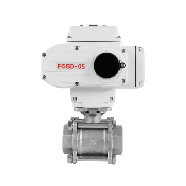 Hot Sale 3-Piece Electric Ball Valve Stainless Steel Threaded High Temperature Media-OEM Customization Supported
Hot Sale 3-Piece Electric Ball Valve Stainless Steel Threaded High Temperature Media-OEM Customization Supported