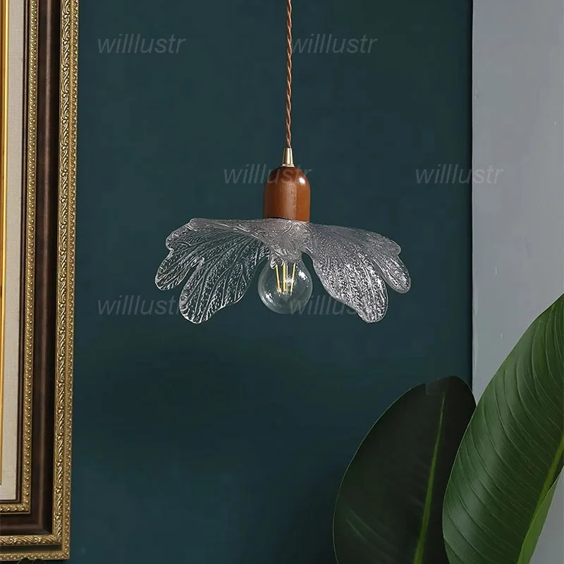Glass Lotus Leaf Pendant Lamp Retro Walnut Wood Suspension Light Hotel Cafe Bar Beside Balcony Brass Hanging Ceiling Chandelier
Glass Lotus Leaf Pendant Lamp Retro Walnut Wood Suspension Light Hotel Cafe Bar Beside Balcony Brass Hanging Ceiling Chandelier