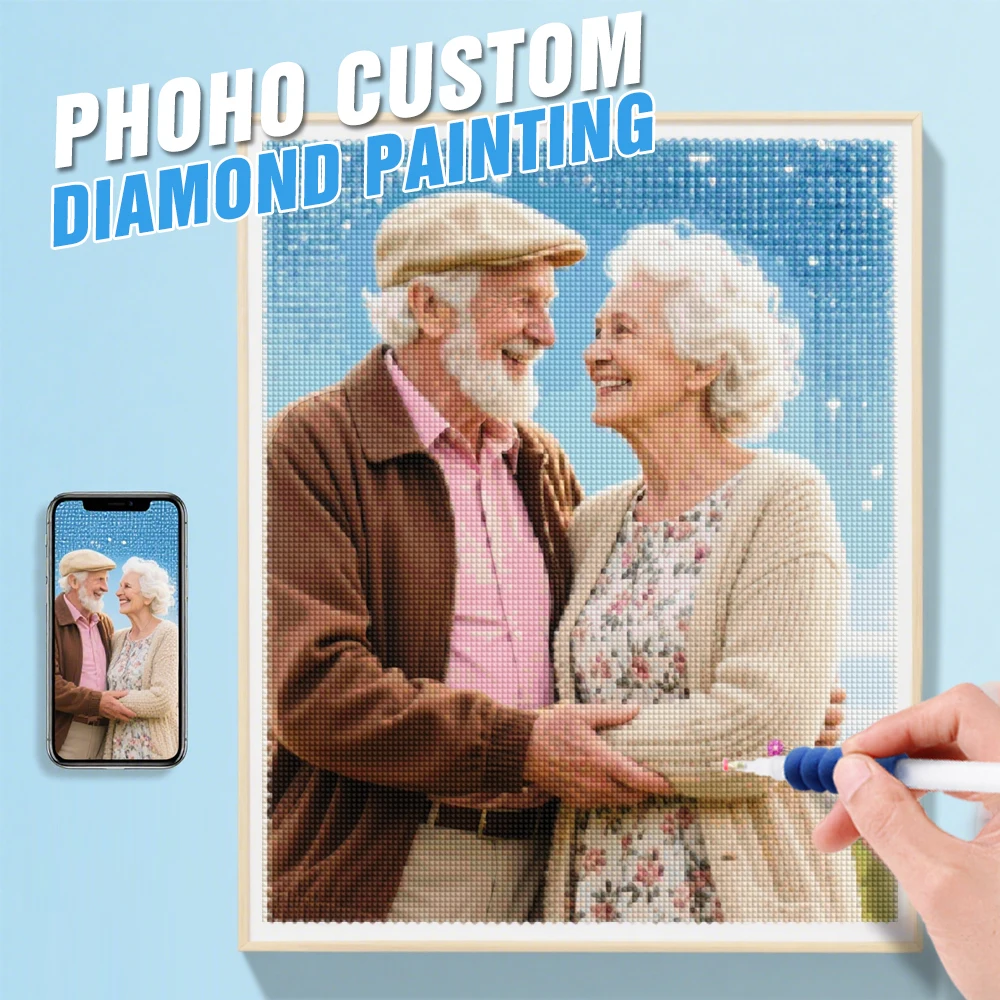 HUACAN 5d Diy Алмазная мозаика на заказ фото вышивка крестиком полная квадратная круглая дрель домашний декор личное индивидуальное искусство ручной работы
HUACAN 5d Diy Алмазная мозаика на заказ фото вышивка крестиком полная квадратная круглая дрель домашний декор личное индивидуальное искусство ручной работы