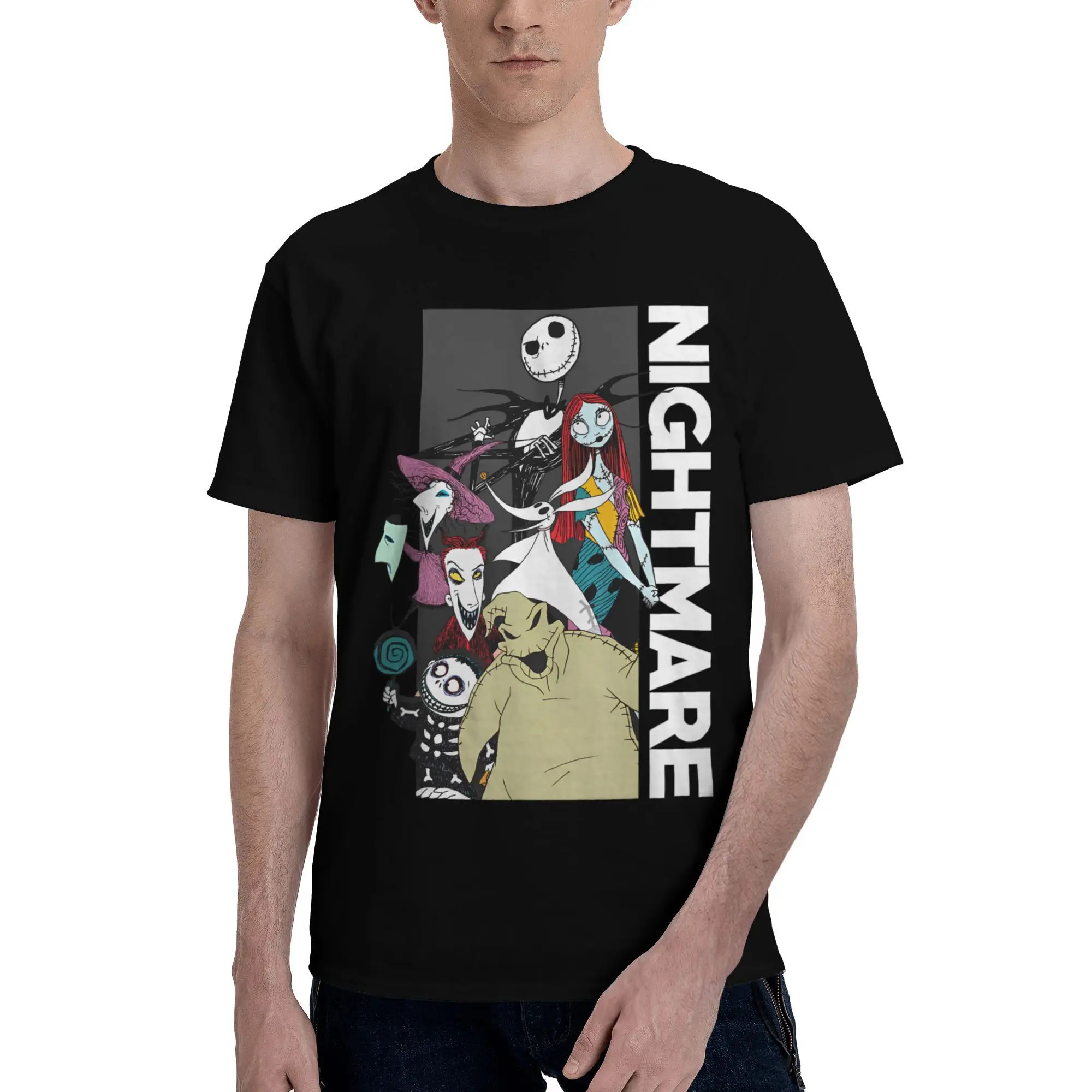 The Nightmare Before Christmas Group Shot Poster Apparel Men Women T Shirt 100% Cotton Tee Fashion Tops T-shirt
The Nightmare Before Christmas Group Shot Poster Apparel Men Women T Shirt 100% Cotton Tee Fashion Tops T-shirt