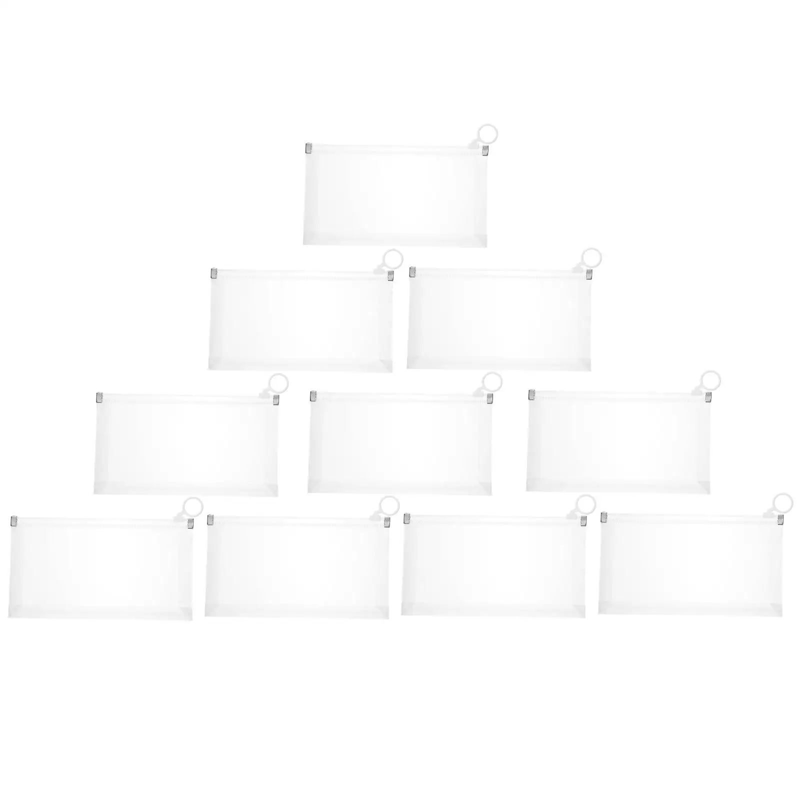 10 Pcs Thickened Transparent Three-dimensional Document Bag School Pencil Zipper Design Large Storage Portable Documents
10 Pcs Thickened Transparent Three-dimensional Document Bag School Pencil Zipper Design Large Storage Portable Documents