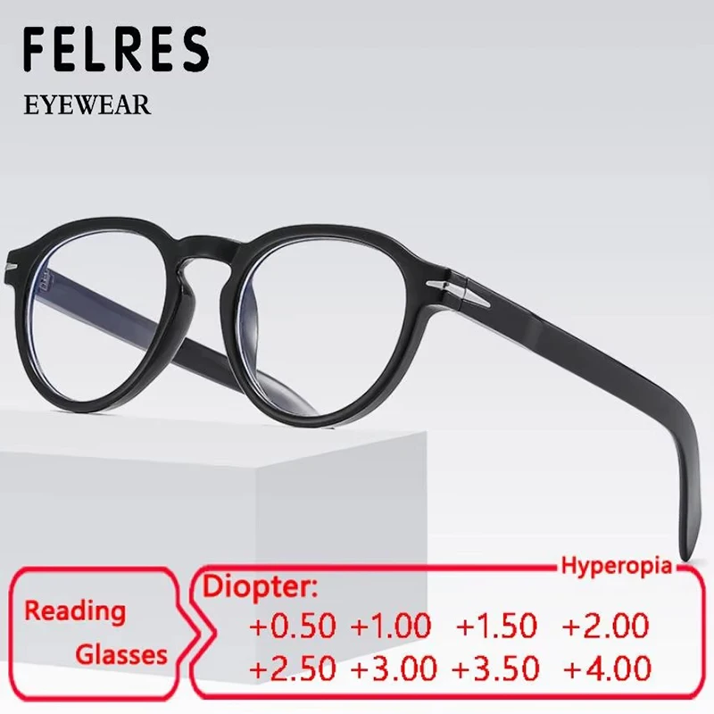 Women Oval Anti Blue Light Reading Glasses Men Prescription Glasses Optical Glasses Single Focus Presbyopic Glasses FELRES
Women Oval Anti Blue Light Reading Glasses Men Prescription Glasses Optical Glasses Single Focus Presbyopic Glasses FELRES