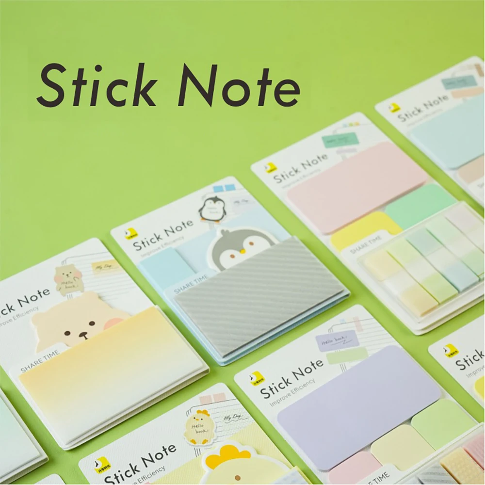 60 sheets cute cartoon combination sticky notes on Instagram, small notebook for students to use for message tags and memos
60 sheets cute cartoon combination sticky notes on Instagram, small notebook for students to use for message tags and memos