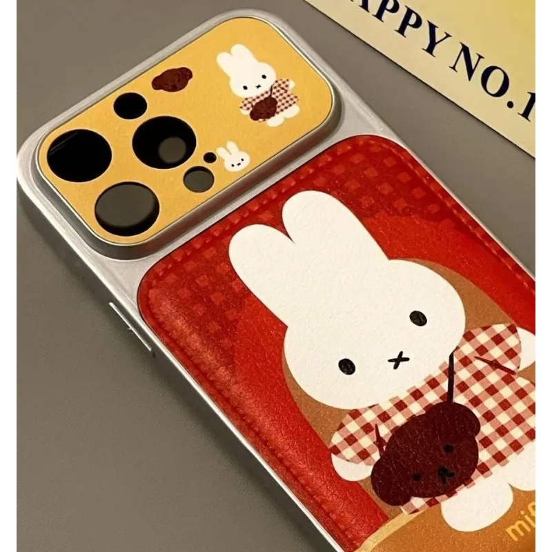 New Kawaii Miffy Phone Case Plaid Skirt Miffy Teddy Bear Bag Soft Shell Suitable for IPhone 17 16 15 14 13 12 11 Pro Max Air
New Kawaii Miffy Phone Case Plaid Skirt Miffy Teddy Bear Bag Soft Shell Suitable for IPhone 17 16 15 14 13 12 11 Pro Max Air