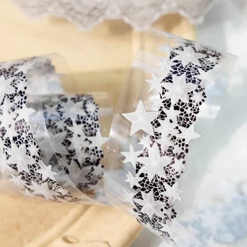 1Roll Tape 2M Lace Dance Vintage PET Handbook Decoration Collage Material Package Supplies Adhesives Scrapbook cut 45mm*2m
1Roll Tape 2M Lace Dance Vintage PET Handbook Decoration Collage Material Package Supplies Adhesives Scrapbook cut 45mm*2m