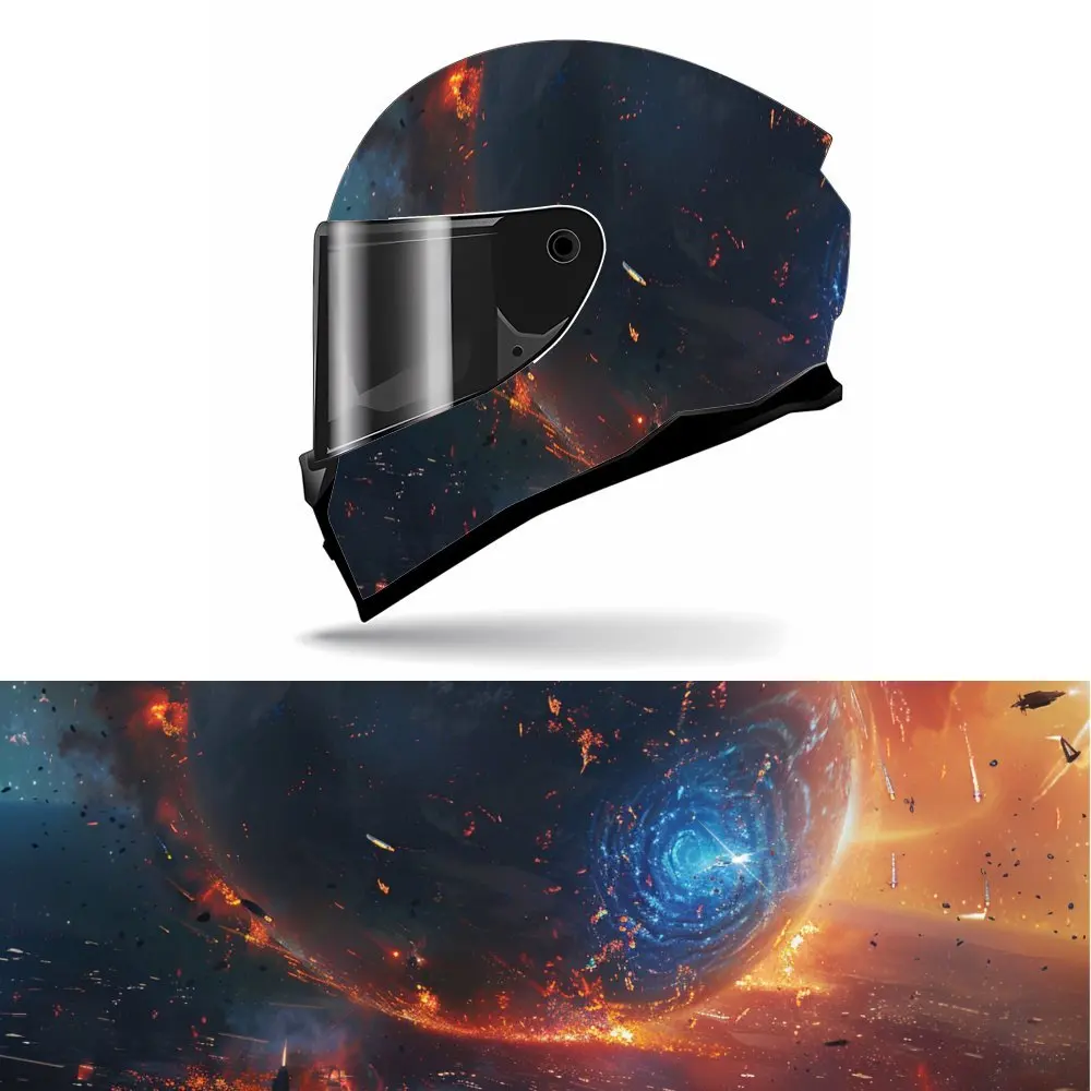 Mysterious black flame planet motorcycle vinyl wraps helmet decal,self-adhesive waterproof helmet decoration,universal motorcycl
Mysterious black flame planet motorcycle vinyl wraps helmet decal,self-adhesive waterproof helmet decoration,universal motorcycl