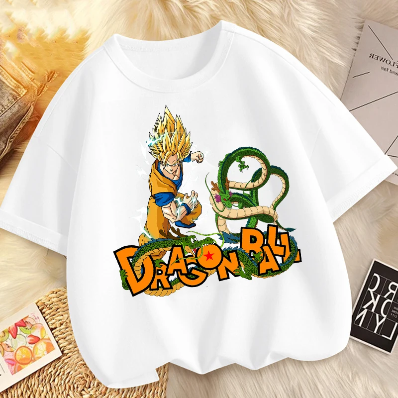 Dragon Ball Children Short Sleeve T-Shirt Anime Character Print Cotton Tees Boys Cartoon Summer Casual Crew Neck Tops Kids Gifts
Dragon Ball Children Short Sleeve T-Shirt Anime Character Print Cotton Tees Boys Cartoon Summer Casual Crew Neck Tops Kids Gifts