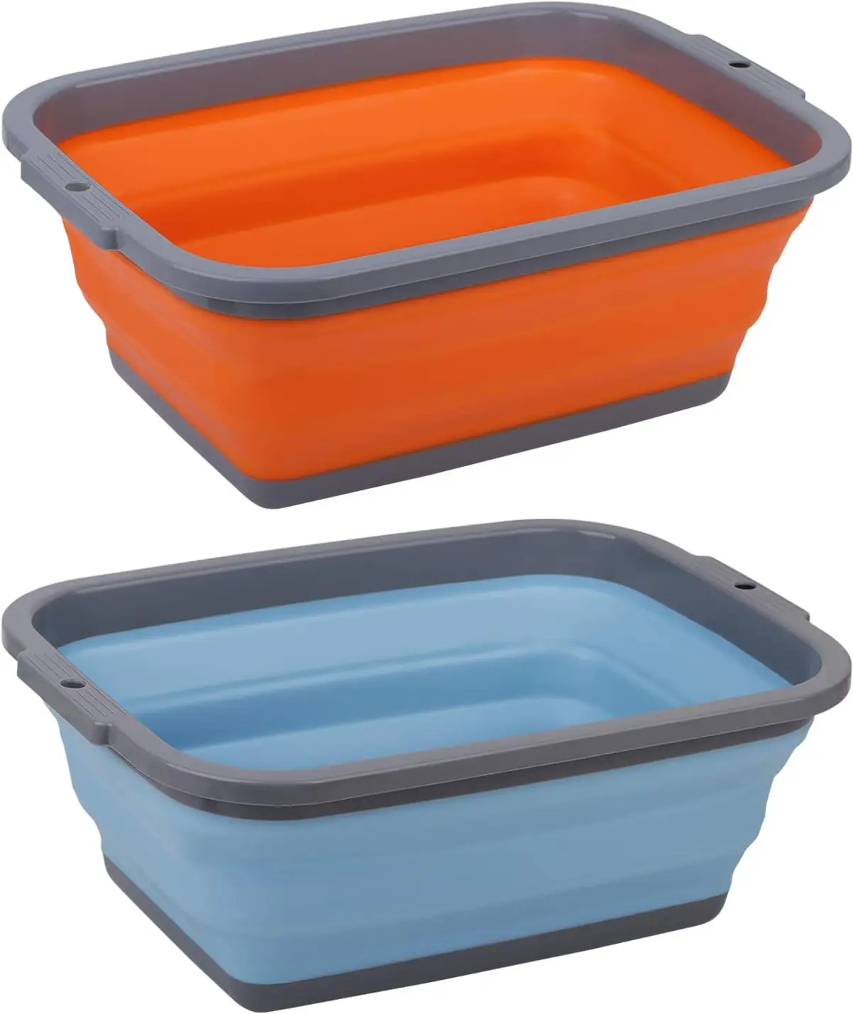 2 Pack Collapsible Sink 2.25 Gal Each Foldable Dish Tub for Camping Hiking Home Portable Washing Basin
2 Pack Collapsible Sink 2.25 Gal Each Foldable Dish Tub for Camping Hiking Home Portable Washing Basin