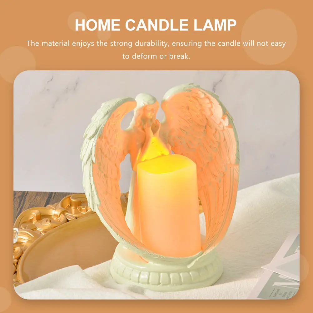 Angel Shaped Electronic Lamp Small Desktop Decor with Warm Glow Flameless Design Elegant Home Lamp Resin Craft
Angel Shaped Electronic Lamp Small Desktop Decor with Warm Glow Flameless Design Elegant Home Lamp Resin Craft