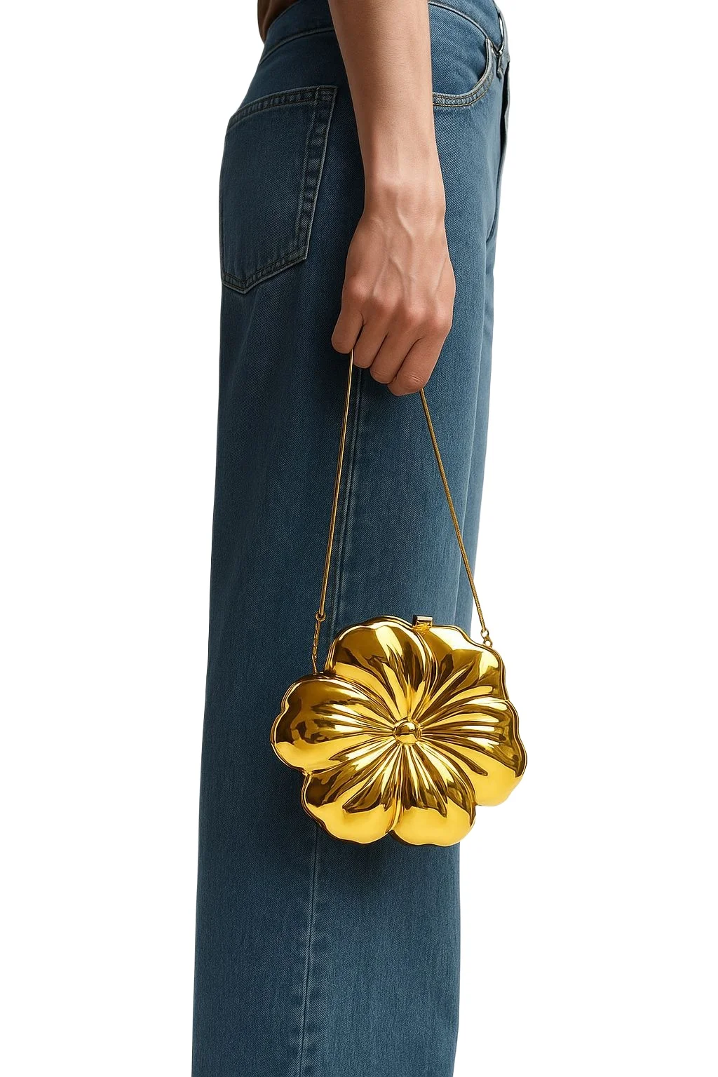 Hot Selling Style Gold and Silver Big Flower Electroplated Fashionable and Personalized Evening Clutch Shoulder Bag for Ladies
Hot Selling Style Gold and Silver Big Flower Electroplated Fashionable and Personalized Evening Clutch Shoulder Bag for Ladies