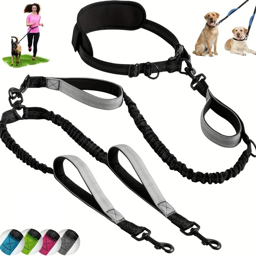 Double Dog Leash Reflective Nylon Dual Pet Lead Padded Handles Heavy Duty Adjustable for Medium Large Dogs Training Walking Jogg
Double Dog Leash Reflective Nylon Dual Pet Lead Padded Handles Heavy Duty Adjustable for Medium Large Dogs Training Walking Jogg