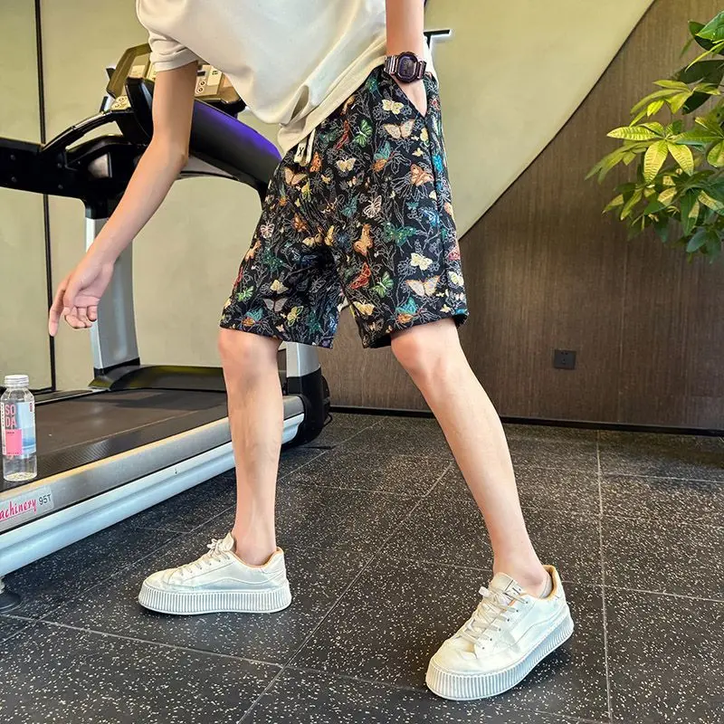 Beach pants men's trendy brand color butterfly shorts youth sports pants men's loose casual five-point pants gym shorts men
Beach pants men's trendy brand color butterfly shorts youth sports pants men's loose casual five-point pants gym shorts men