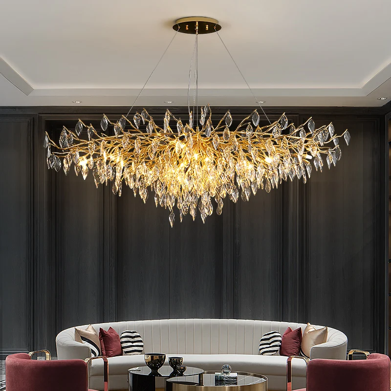Luxury Crystal Chandelier For Kitchen Dining Living Room Bedroom Luxury Modern Hanging Ceiling Crystal Tree Branch Chandelier 
Luxury Crystal Chandelier For Kitchen Dining Living Room Bedroom Luxury Modern Hanging Ceiling Crystal Tree Branch Chandelier