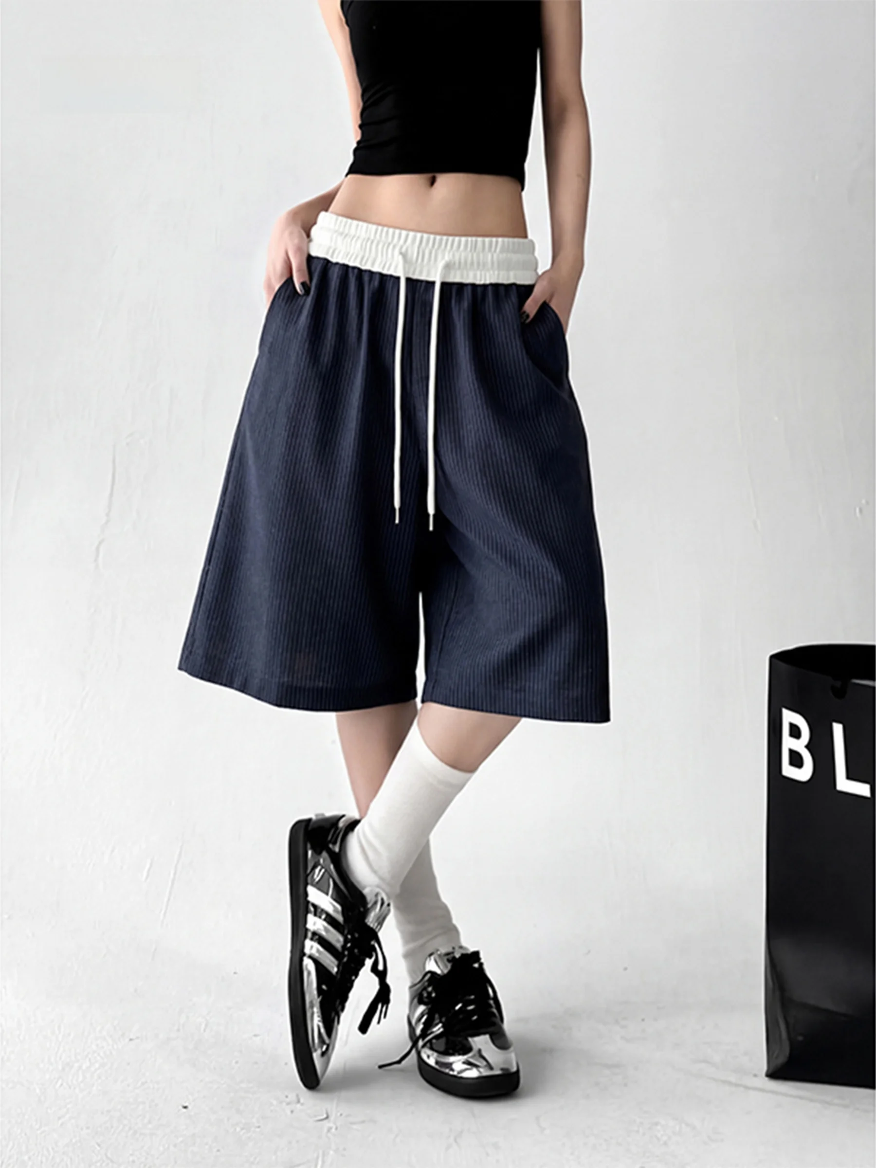 Color Block Waist Head Fake Two-Piece Sports Shorts Men's Summer Thin Breathable Loose Casual Five-Quarter Pants
Color Block Waist Head Fake Two-Piece Sports Shorts Men's Summer Thin Breathable Loose Casual Five-Quarter Pants