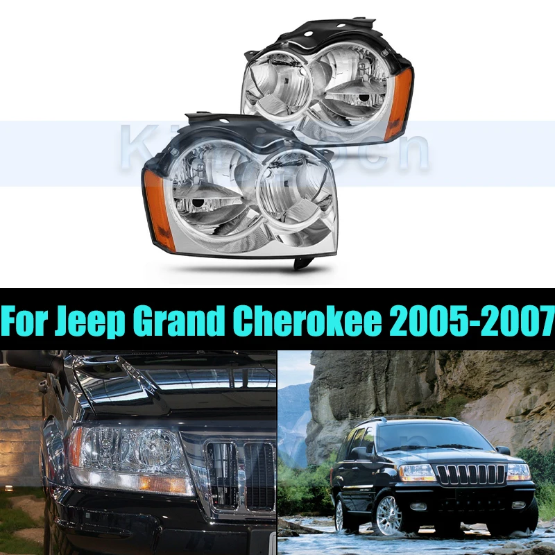 1 Pair Front Bumper Headlight Headlamp For Jeep Grand Cherokee 2005-2007 Head Light Head Lamp
1 Pair Front Bumper Headlight Headlamp For Jeep Grand Cherokee 2005-2007 Head Light Head Lamp