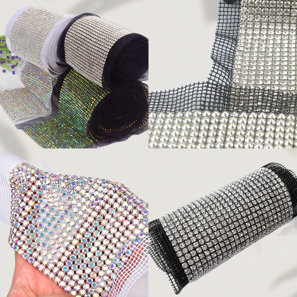 Блестящая сетка со стразами, 24-рядная стеклянная отделка с кристаллами, пришить черно-белую тканью из страз, аппликация, сумка «сделай сам», аксессуары для обуви, одежды
Блестящая сетка со стразами, 24-рядная стеклянная отделка с кристаллами, пришить черно-белую тканью из страз, аппликация, сумка «сделай сам», аксессуары для обуви, одежды