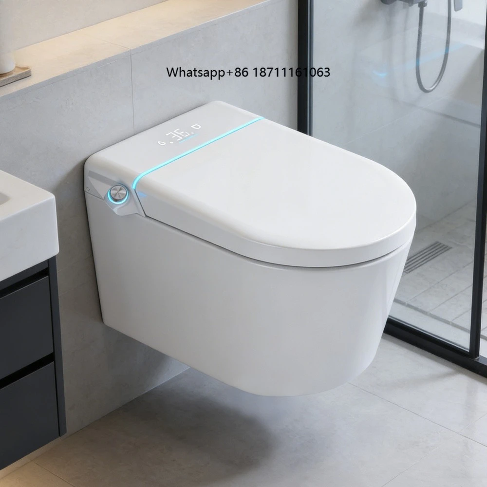 Hotel Floating Automatic Electric Bidet Toilet Wall Hung Smart Toilet Bathroom Wall Mounted Wc Suspendu Intelligent Toilet
Hotel Floating Automatic Electric Bidet Toilet Wall Hung Smart Toilet Bathroom Wall Mounted Wc Suspendu Intelligent Toilet