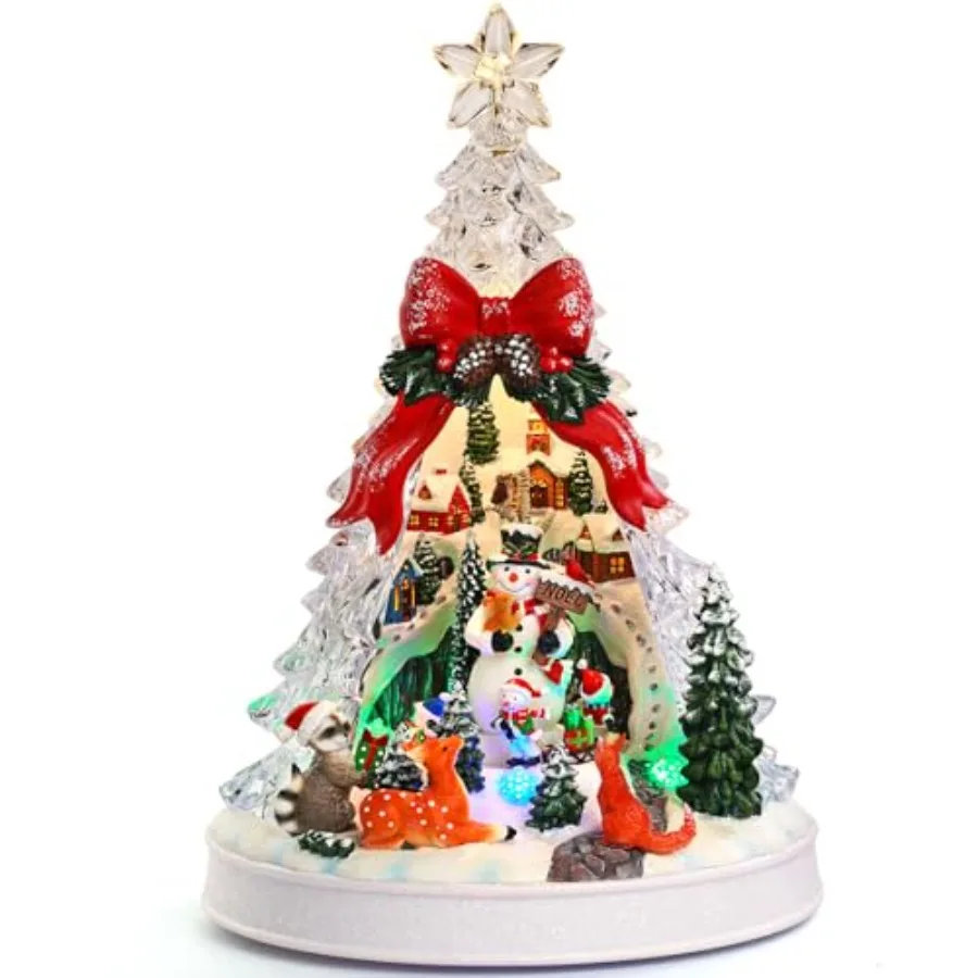 Village Scene Animated with Rotating Snowman LED Lights Decorations for Home Gifts Light Up Music USB/Battery Collectible Build
Village Scene Animated with Rotating Snowman LED Lights Decorations for Home Gifts Light Up Music USB/Battery Collectible Build
