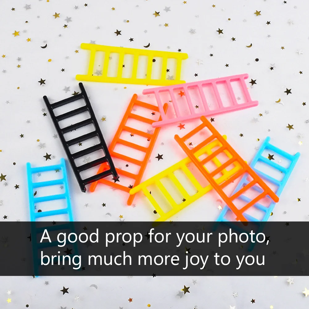 10pcs Birthday Cake Decorations Plastic Ladder Shape Toppers Food Grade Safe for Cake Desserts Party Supplies
10pcs Birthday Cake Decorations Plastic Ladder Shape Toppers Food Grade Safe for Cake Desserts Party Supplies
