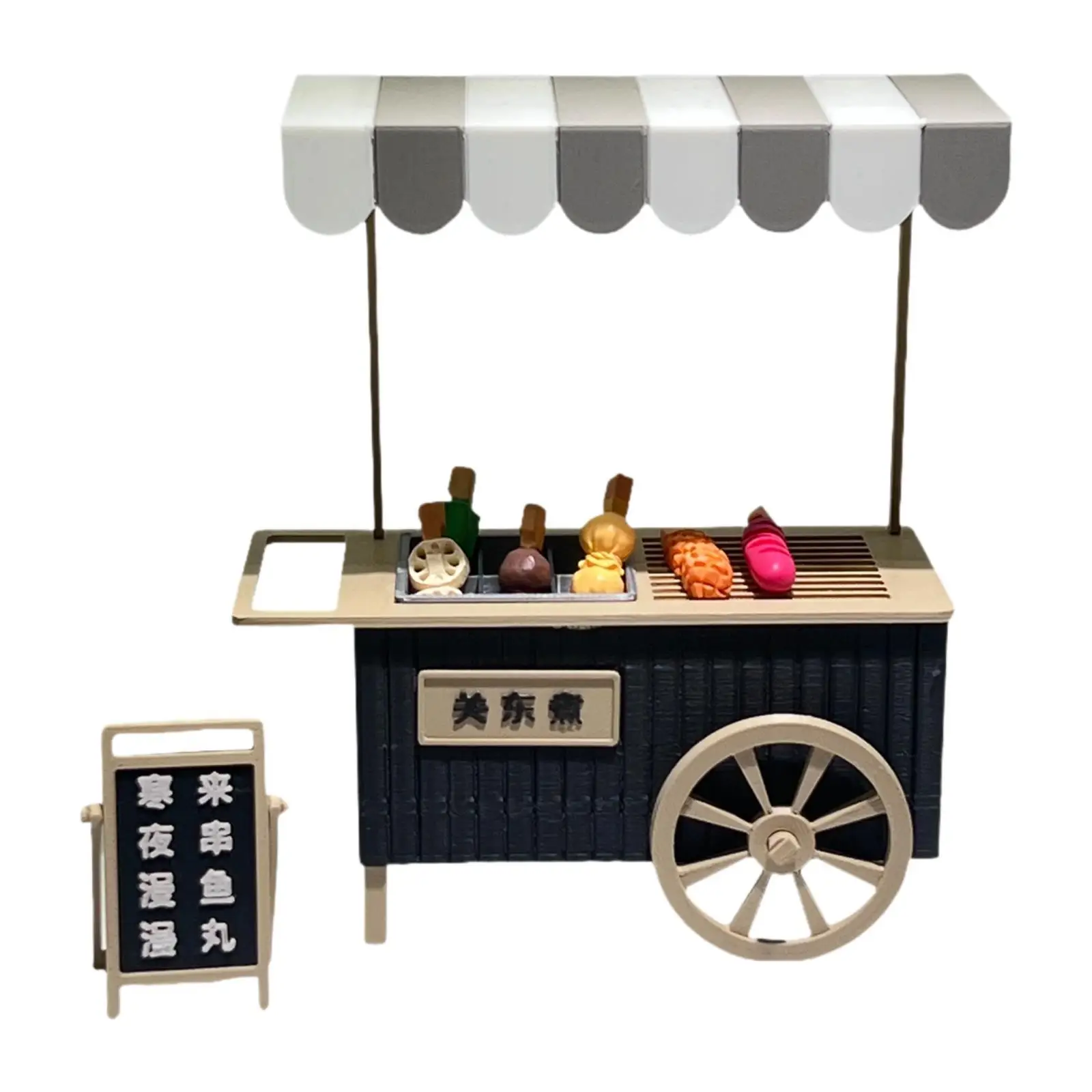 Miniature Wooden Dollhouse Oden Cart Props Kitchen Bedroom Furniture Toy for Gift and Scene Layout
Miniature Wooden Dollhouse Oden Cart Props Kitchen Bedroom Furniture Toy for Gift and Scene Layout