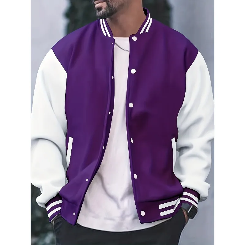 Мужская повседневная куртка, осенне-зимняя модная бейсбольная куртка, теплая уличная одежда, мужская и женская повседневная спортивная куртка
Мужская повседневная куртка, осенне-зимняя модная бейсбольная куртка, теплая уличная одежда, мужская и женская повседневная спортивная куртка