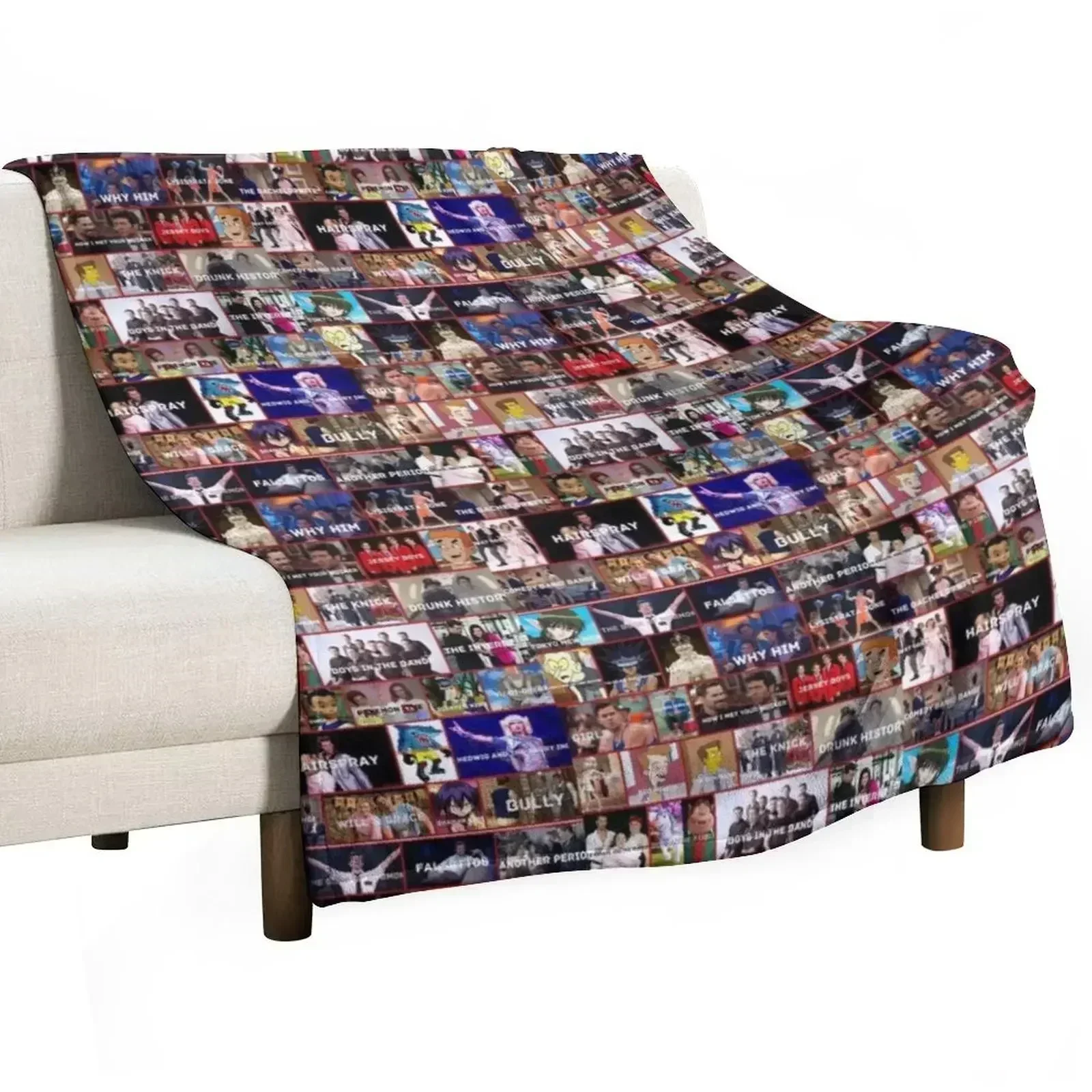 Andrew Rannells Roles Throw Blanket Cozy Microfiber Throw Blanket for Home Bedroom
Andrew Rannells Roles Throw Blanket Cozy Microfiber Throw Blanket for Home Bedroom