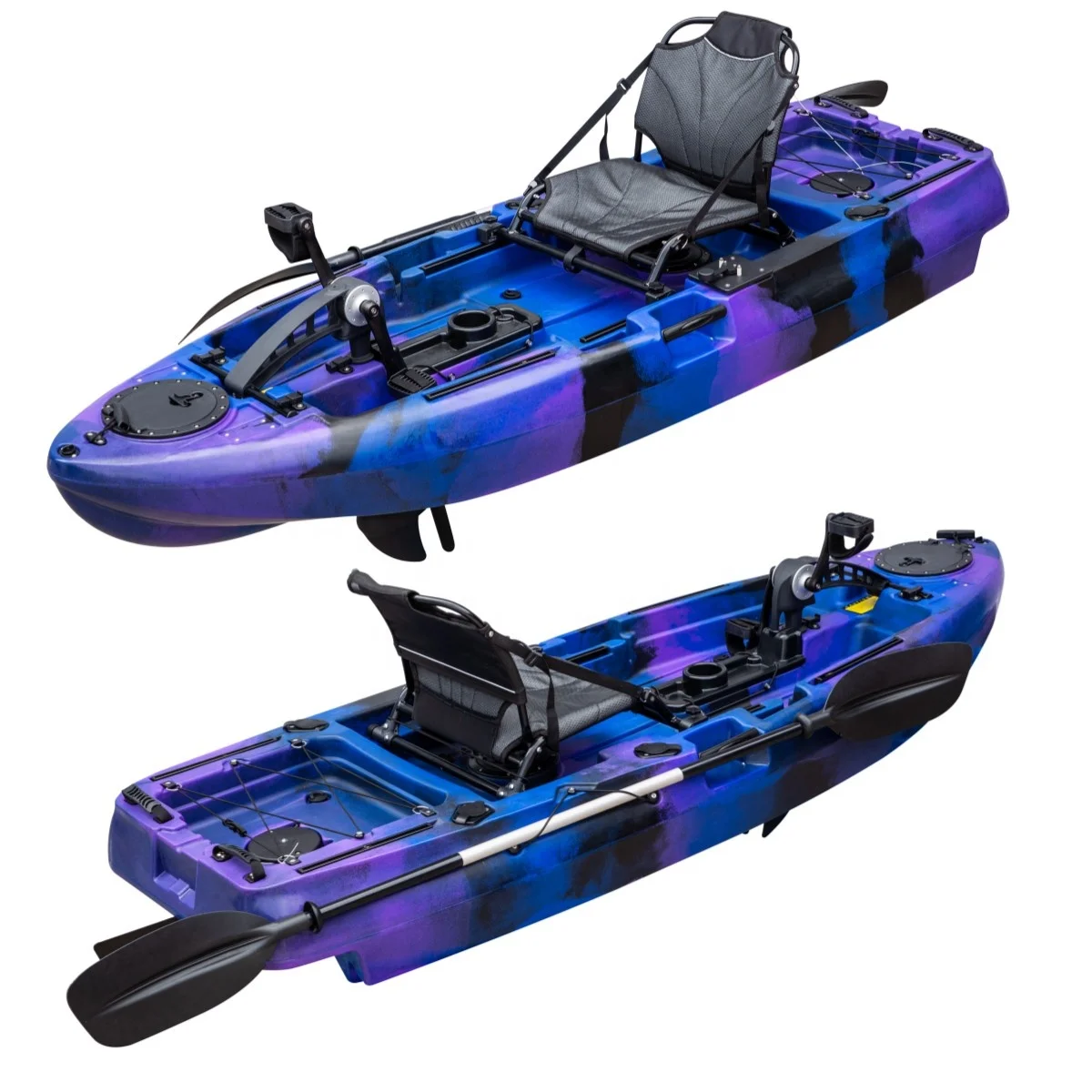 LSF 8FT 2.5M HDPE Pedal Kayak Flexible Plastic Boat with Propeller Drive One Person for Paddling on Rivers
LSF 8FT 2.5M HDPE Pedal Kayak Flexible Plastic Boat with Propeller Drive One Person for Paddling on Rivers