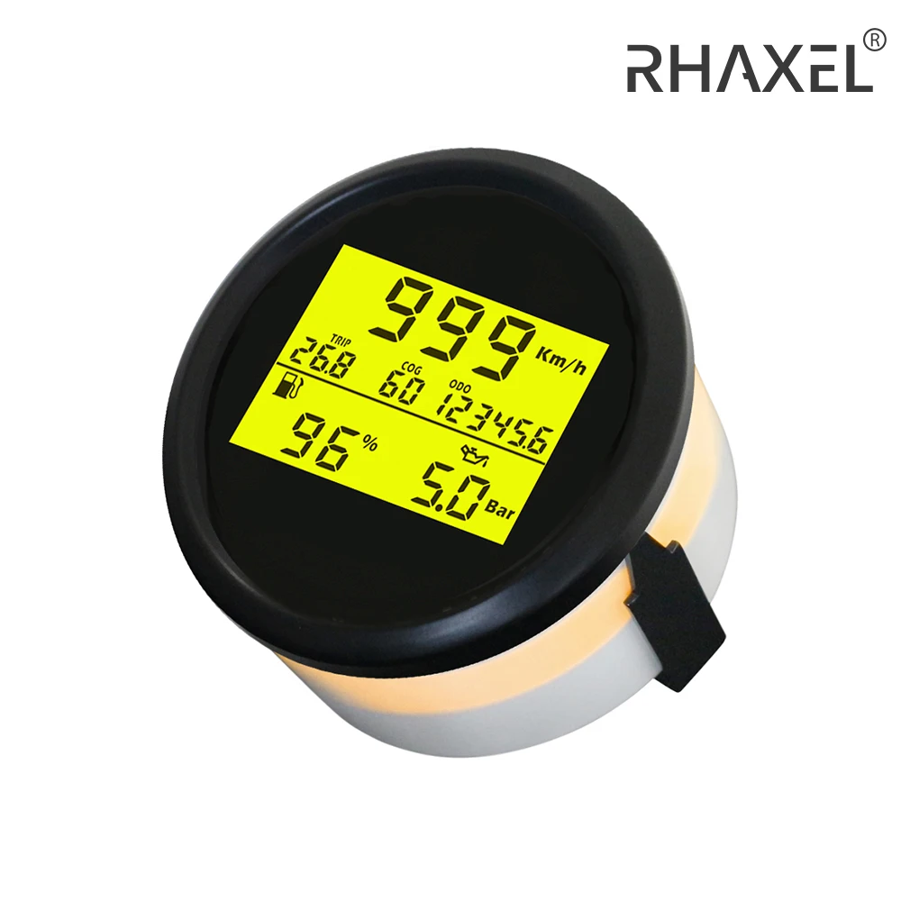 RHAXEL 85mm 3in1 Multi-Function Guage Speedometer GPS with Water Temp. Oil Pressure Voltmeter 12V 24V for Racing Tractor Boat
RHAXEL 85mm 3in1 Multi-Function Guage Speedometer GPS with Water Temp. Oil Pressure Voltmeter 12V 24V for Racing Tractor Boat