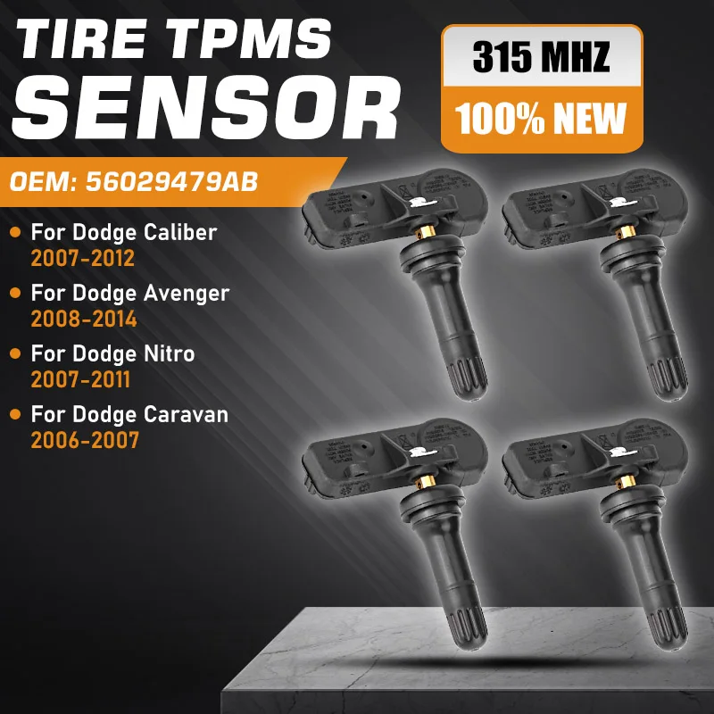 TPMS For Dodge Caliber 2007-2012 Dodge Avenger 2008-2014 Dodge Nitro 2007-2011 Dodge Caravan 2006-2007 Car Tire Pressure Sensor
TPMS For Dodge Caliber 2007-2012 Dodge Avenger 2008-2014 Dodge Nitro 2007-2011 Dodge Caravan 2006-2007 Car Tire Pressure Sensor