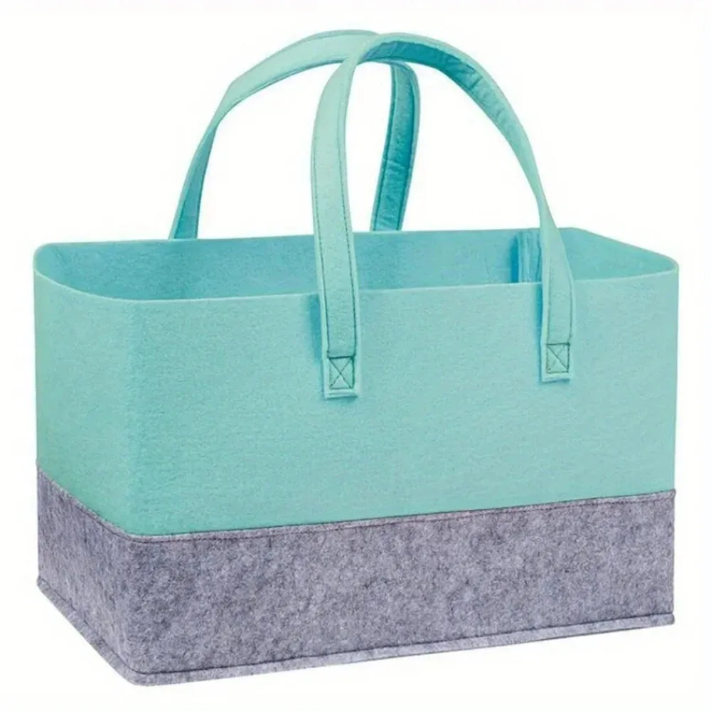 Daily Use Colorblock Felt Tote Handbag Large Capacity With Handle Shopping Bag Organizer Foldable Storage Bag for Women
Daily Use Colorblock Felt Tote Handbag Large Capacity With Handle Shopping Bag Organizer Foldable Storage Bag for Women