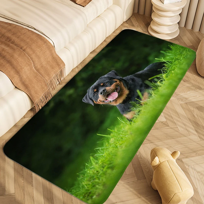 Rottweiler Dog Non Slip Carpet for Bedroom Bathroom Living Room Rug Toilet Entryway Veranda Floor Mat Room Decorating Items
Rottweiler Dog Non Slip Carpet for Bedroom Bathroom Living Room Rug Toilet Entryway Veranda Floor Mat Room Decorating Items