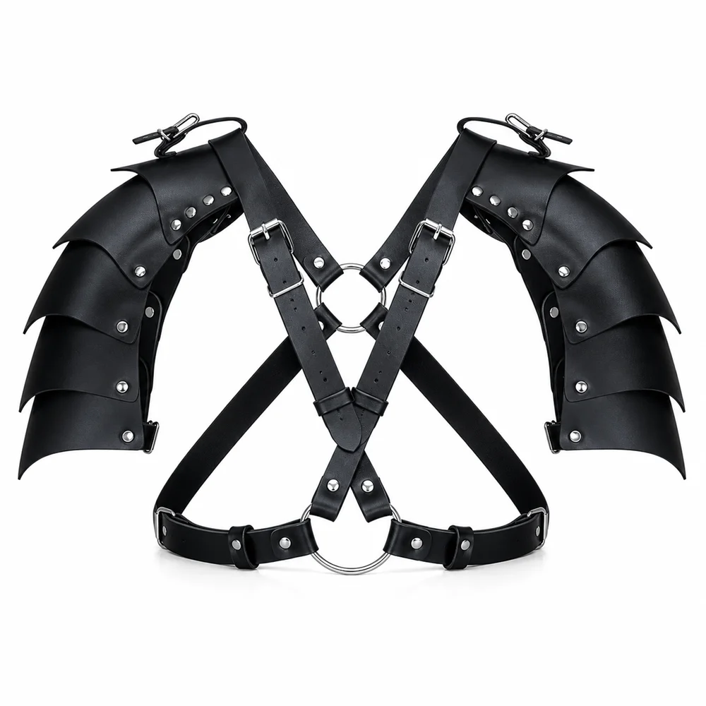 Mens Punk PU Leather Chest Harness Adjustable Buckle Body Belt for Cosplay Nightclub Clubwear Knight Costume Prop Wholesale
Mens Punk PU Leather Chest Harness Adjustable Buckle Body Belt for Cosplay Nightclub Clubwear Knight Costume Prop Wholesale