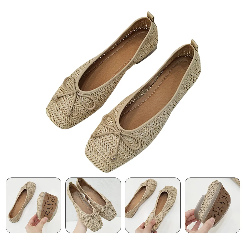 1Pair Elegant Retro Women Flats Breathable Casual Shoes Simple Shallow Mouth Anti-Slip Perfect Gift for Mom Grandmother
1Pair Elegant Retro Women Flats Breathable Casual Shoes Simple Shallow Mouth Anti-Slip Perfect Gift for Mom Grandmother