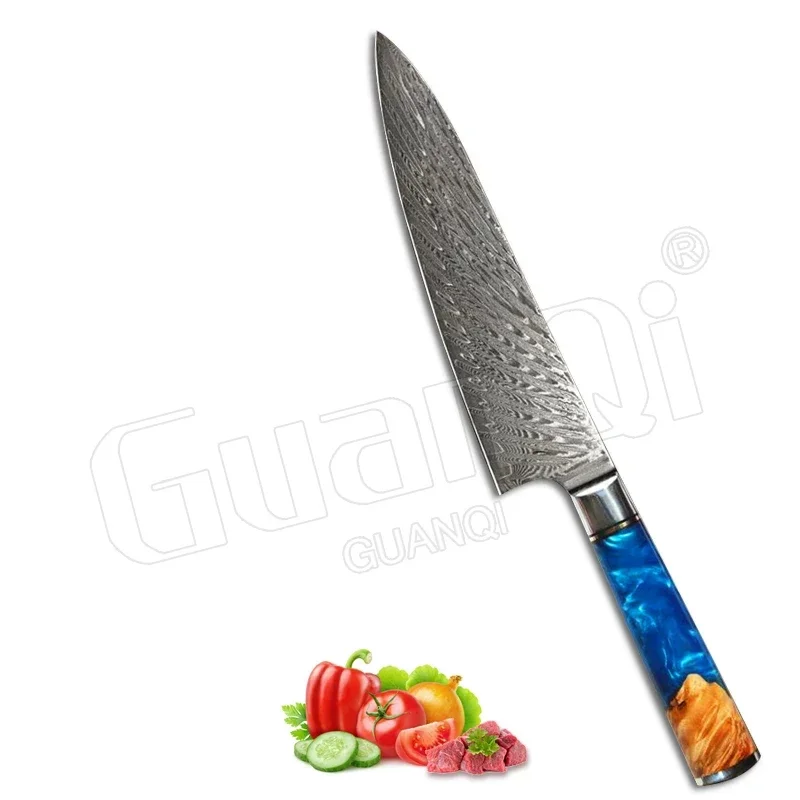 67-слойный японский нож шеф-повара из дамасской стали, ультра острый кухонный нож-тесак, нож для нарезки, ручка из смолы, профессиональный нож шеф-повара
67-слойный японский нож шеф-повара из дамасской стали, ультра острый кухонный нож-тесак, нож для нарезки, ручка из смолы, профессиональный нож шеф-повара