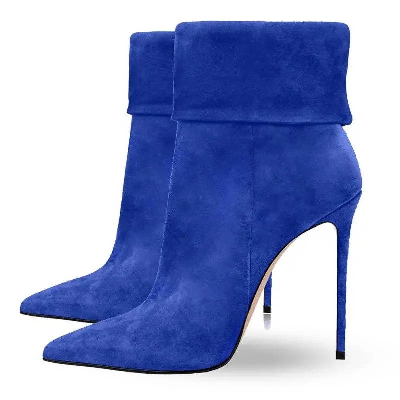 MKKHOU Fashion Short Boots Women's New High Quality Suede Pointed Head Thin Heel High Heel Ankle Boots Commuter Women's Boots
MKKHOU Fashion Short Boots Women's New High Quality Suede Pointed Head Thin Heel High Heel Ankle Boots Commuter Women's Boots