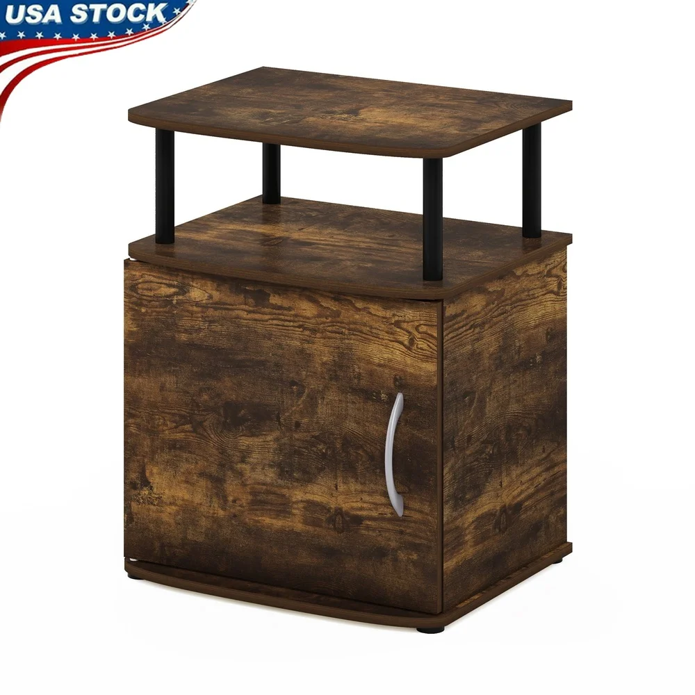 Utility Design End Table with Open Shelf and Closed Storage Compartment Multi-functional Indoor Use Sturdy Rounded Edge Amber
Utility Design End Table with Open Shelf and Closed Storage Compartment Multi-functional Indoor Use Sturdy Rounded Edge Amber