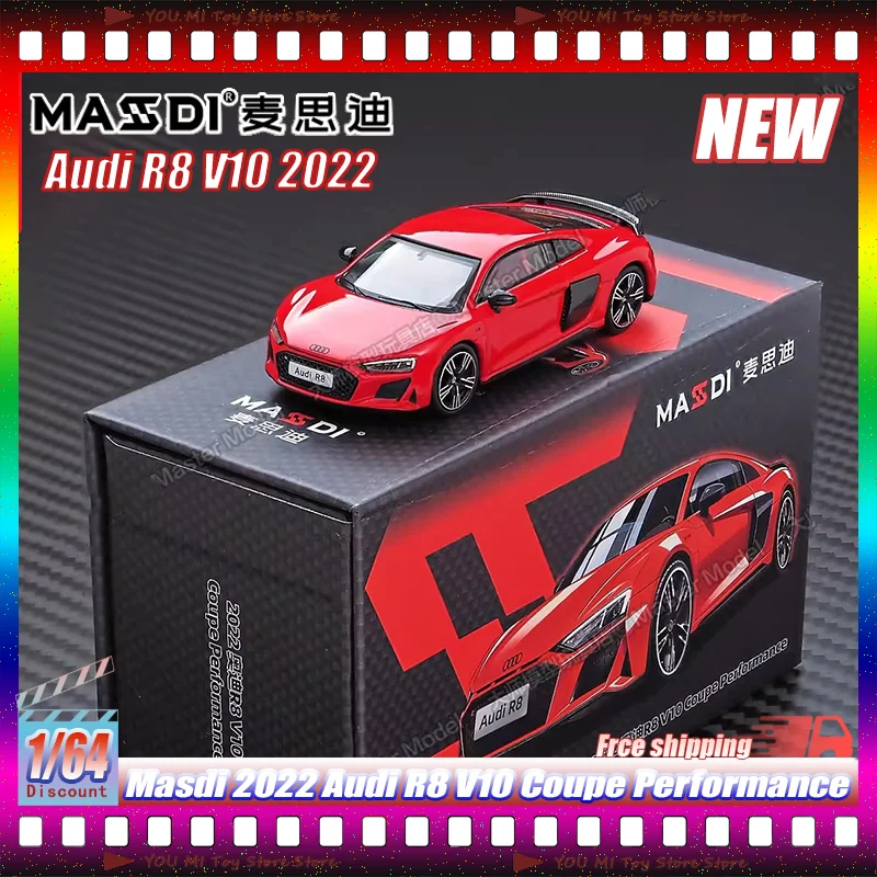 1:64 Masdi Audi R8 V10 Coupe Performance Series Alloy Die-Casting Mini Car Model Collectible Static Customized Toy Gift Ornament
1:64 Masdi Audi R8 V10 Coupe Performance Series Alloy Die-Casting Mini Car Model Collectible Static Customized Toy Gift Ornament