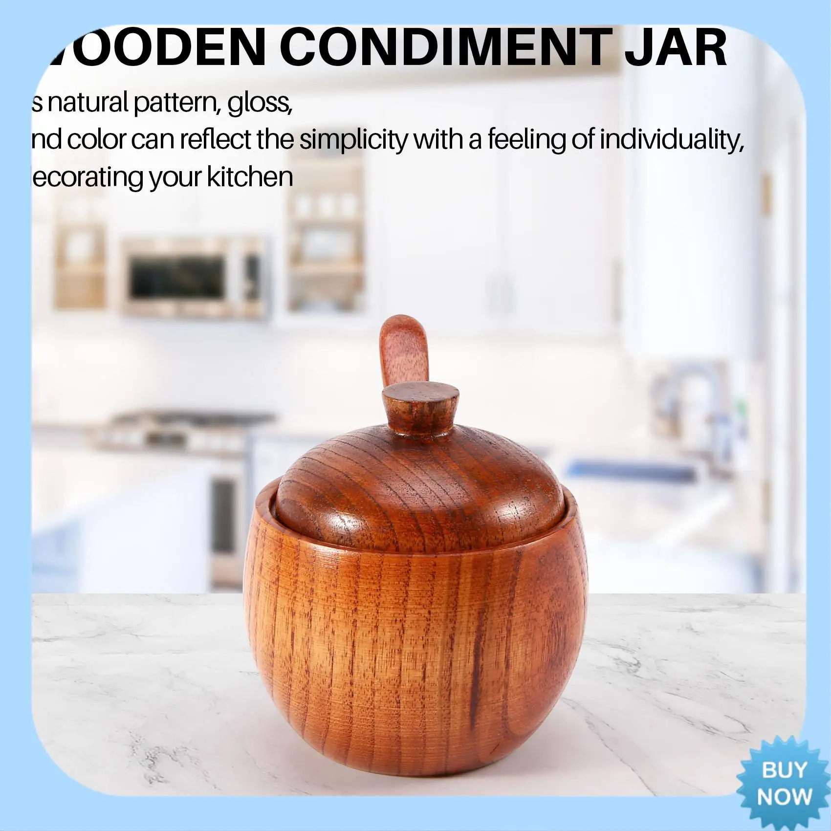 A47Z 2Pcs Spice Jar Seasoning Can Sugar Bowl With Lid Spoon Wood Spice Storage Box Sugar Pot Salt Jars Kitchen Storage Container
A47Z 2Pcs Spice Jar Seasoning Can Sugar Bowl With Lid Spoon Wood Spice Storage Box Sugar Pot Salt Jars Kitchen Storage Container