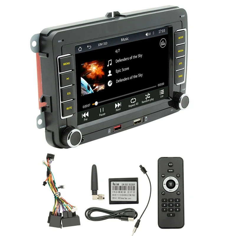 7-дюймовый 2Din Carplay автомобильный стерео Bluetooth MP5 плеер для VW Volkswagen/Golf Polo/PASSAT/Skoda
7-дюймовый 2Din Carplay автомобильный стерео Bluetooth MP5 плеер для VW Volkswagen/Golf Polo/PASSAT/Skoda
