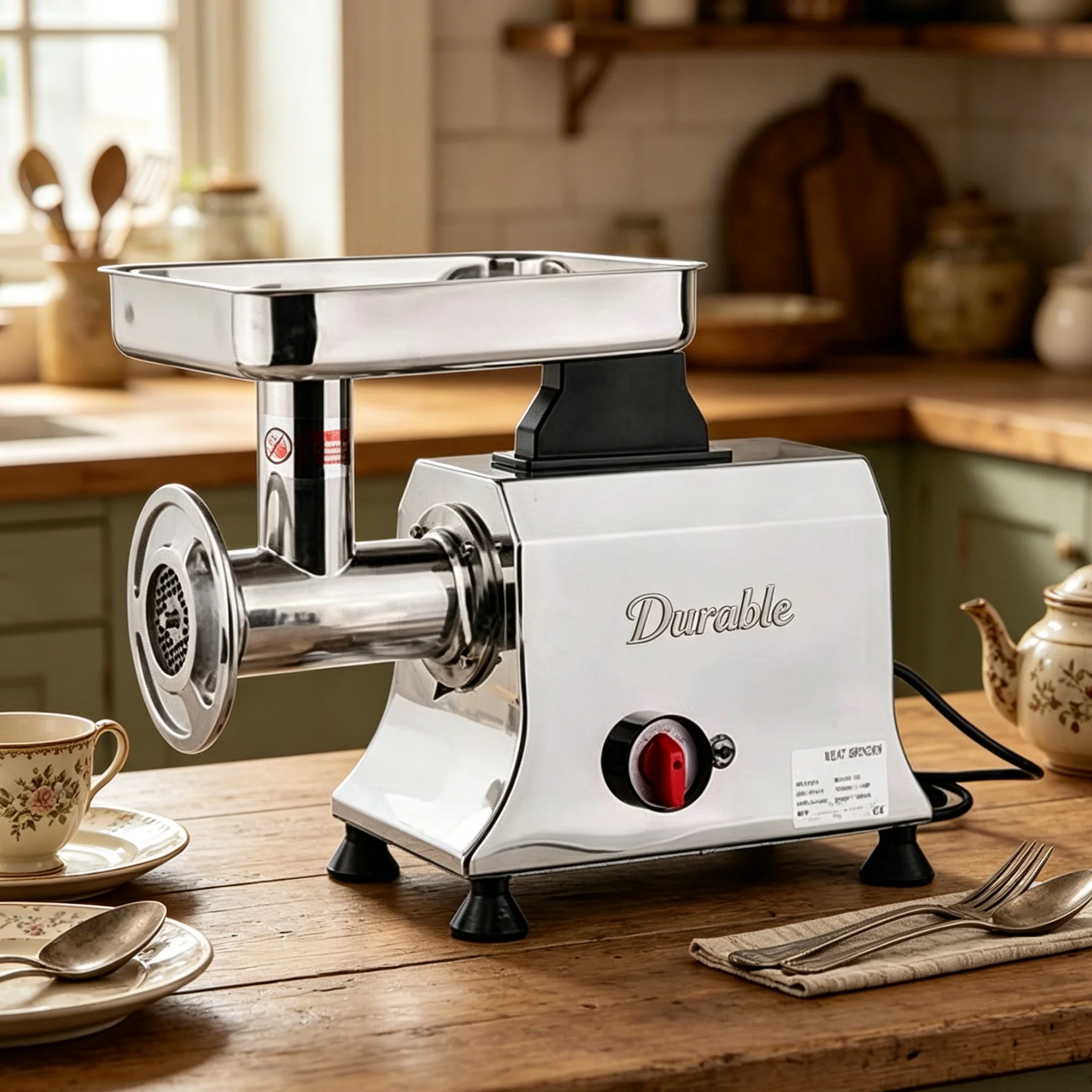 Stainless Steel Electric Meat Grinder Mincer Multi Function Food Processor For Home Kitchen Restaurant
Stainless Steel Electric Meat Grinder Mincer Multi Function Food Processor For Home Kitchen Restaurant
