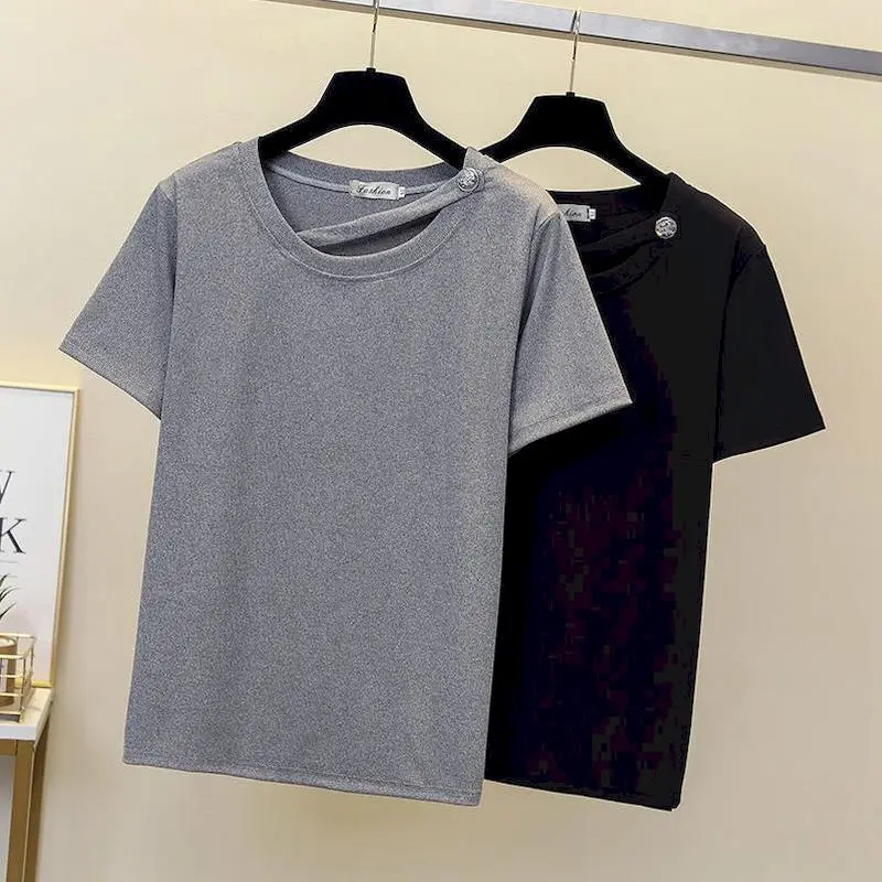 Oversized T-shirts Women Summer Trend Thin Loose T Shirt Casual Short Sleeve Tops Fashion Design Simple Solid Tshirt Y2k Clothes
Oversized T-shirts Women Summer Trend Thin Loose T Shirt Casual Short Sleeve Tops Fashion Design Simple Solid Tshirt Y2k Clothes