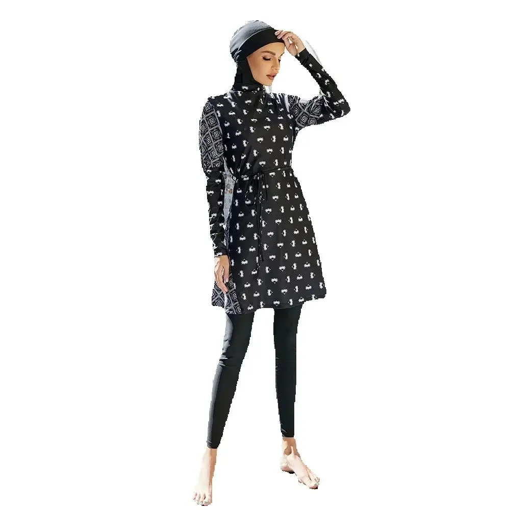 Burkini Femme Musulmane Maillot De Bain Muslim Swimwear Women Hijab Swimsuit Print Swim Costumes Bathing Suit Islamic Burkinis 
Burkini Femme Musulmane Maillot De Bain Muslim Swimwear Women Hijab Swimsuit Print Swim Costumes Bathing Suit Islamic Burkinis