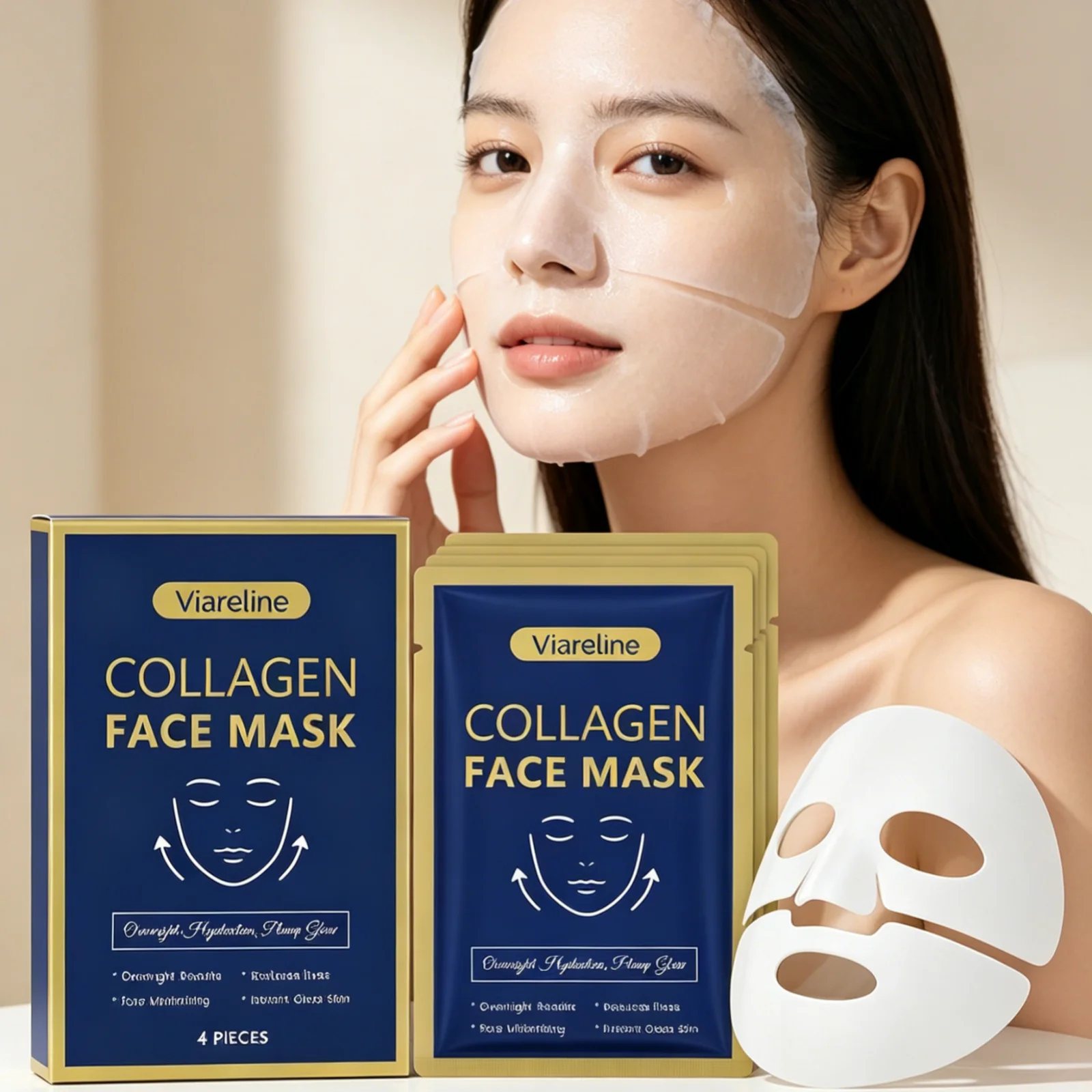 Viareline Collagen Face Mask Deep Hydration Skin Revitalizing Reduces Fine Lines Anti Aging Pore Minimizing Collagen Sheet Masks
Viareline Collagen Face Mask Deep Hydration Skin Revitalizing Reduces Fine Lines Anti Aging Pore Minimizing Collagen Sheet Masks