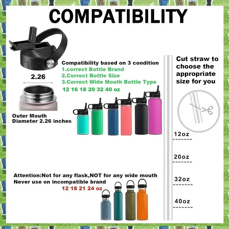 FTS Replacement Lids Dustproof Leakproof Flip Top With Straw For Hydroflask Wide Mouth 12/16/18/20/32/40/64Oz Water Bottles
FTS Replacement Lids Dustproof Leakproof Flip Top With Straw For Hydroflask Wide Mouth 12/16/18/20/32/40/64Oz Water Bottles