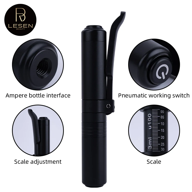 LESEN High Pressure Hyaluronic Acid Pen Anti Wrinkle Lifting Lip Hyaluron Gun Injection Atomizer No Needle acido hiauluronico ve
LESEN High Pressure Hyaluronic Acid Pen Anti Wrinkle Lifting Lip Hyaluron Gun Injection Atomizer No Needle acido hiauluronico ve