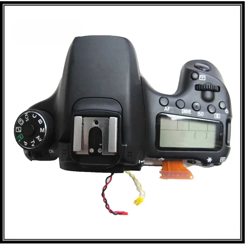Camera repair accessories for Canon 70D top cover mode dial, flash, shutter button, shoulder screen with components
Camera repair accessories for Canon 70D top cover mode dial, flash, shutter button, shoulder screen with components