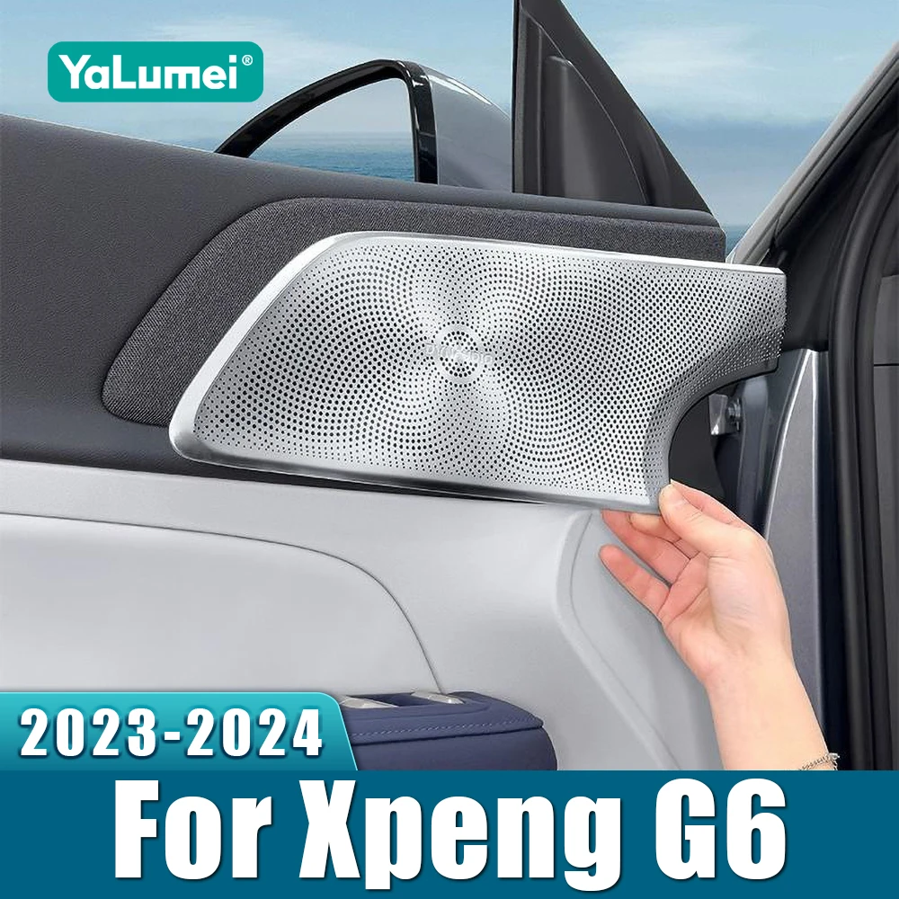For Xpeng G6 2023 2024 Stainless Steel Car Door Audio Loud Speaker Cover Tweeter Trim Case Stickers Interior Accessories
For Xpeng G6 2023 2024 Stainless Steel Car Door Audio Loud Speaker Cover Tweeter Trim Case Stickers Interior Accessories